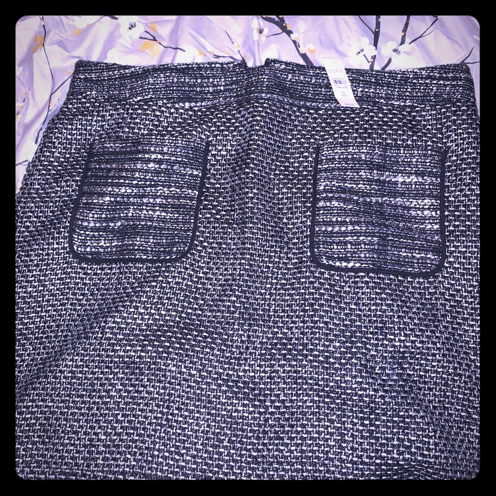 NWT Loft Plus Tweed Skirt!